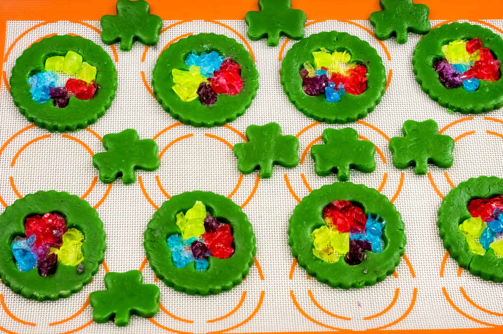 st.patrick's day shamrock cookies