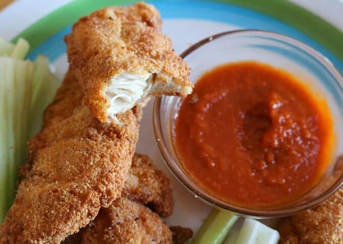Keto Chicken Tenders- Only 2.5NET CARBS compared to 64!
