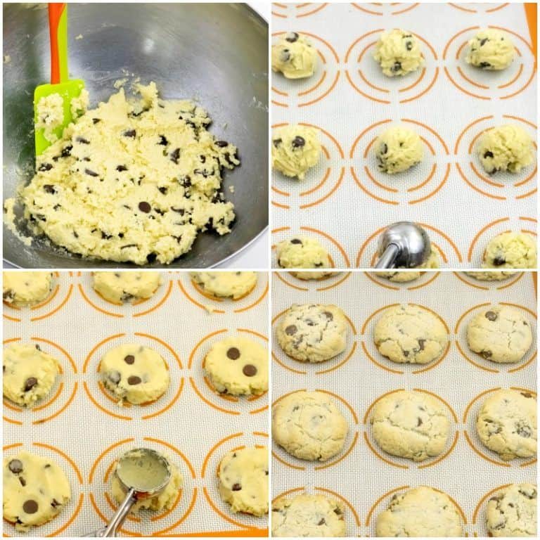 Crunchy Low Carb Chocolate Chip Cookies, Keto, GF, 1 CARB!