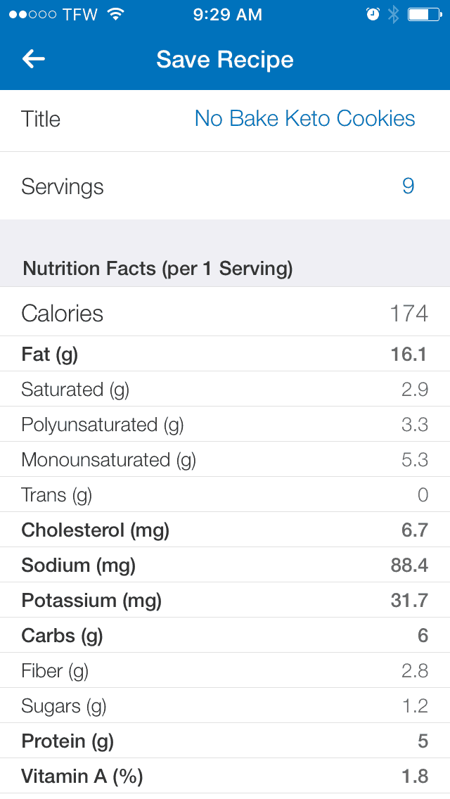 low carb no bake cookies