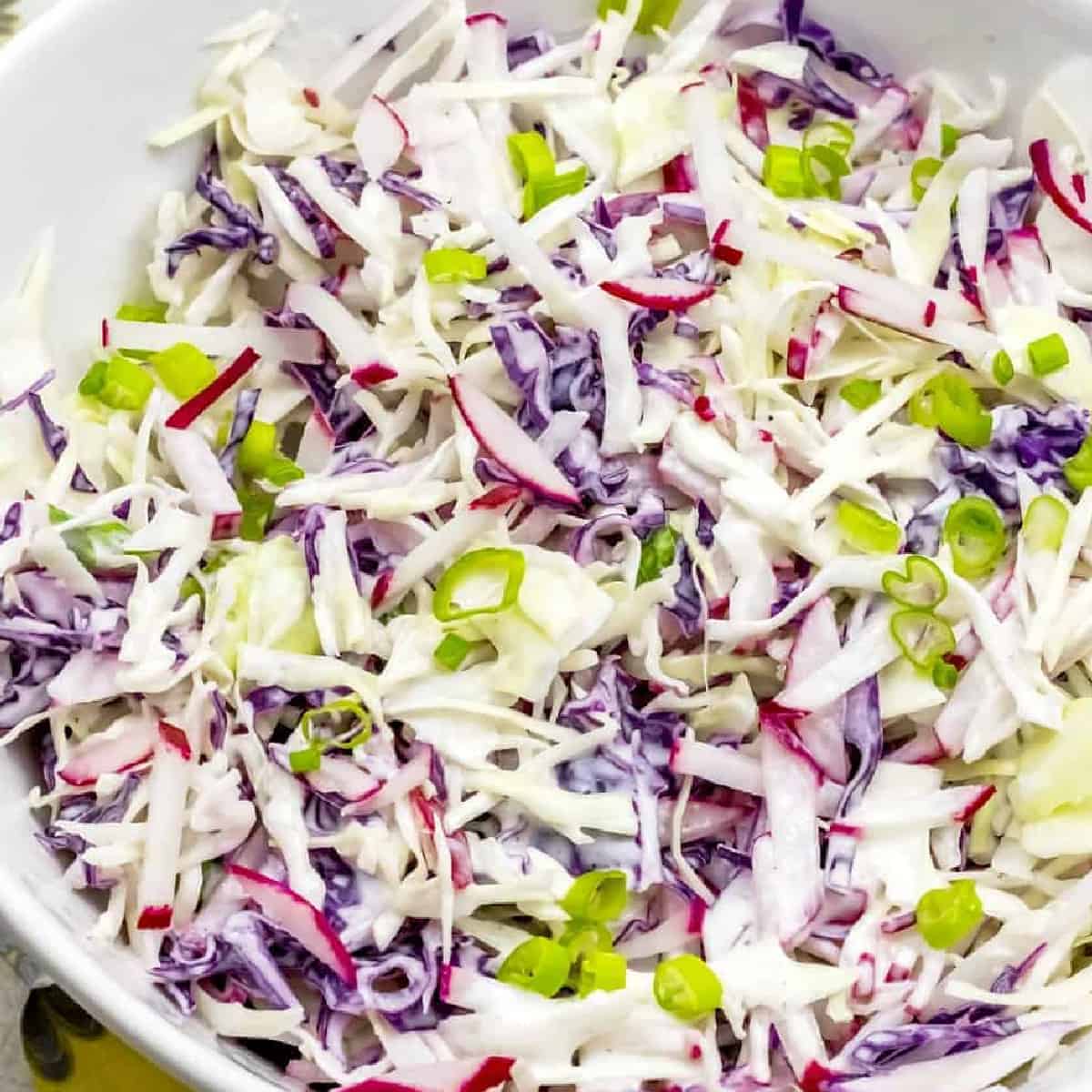 Low Carb Cole Slaw Recipe- Super Easy!