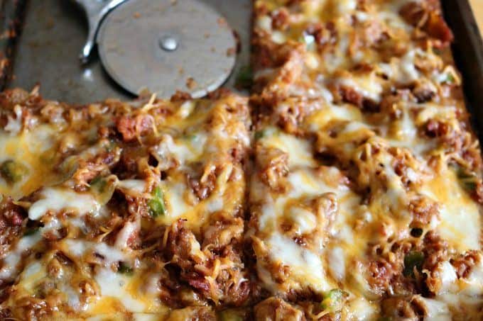 Keto Fathead Pizza- BBQ Pulled Pork With Our Keto BBQ Sauce