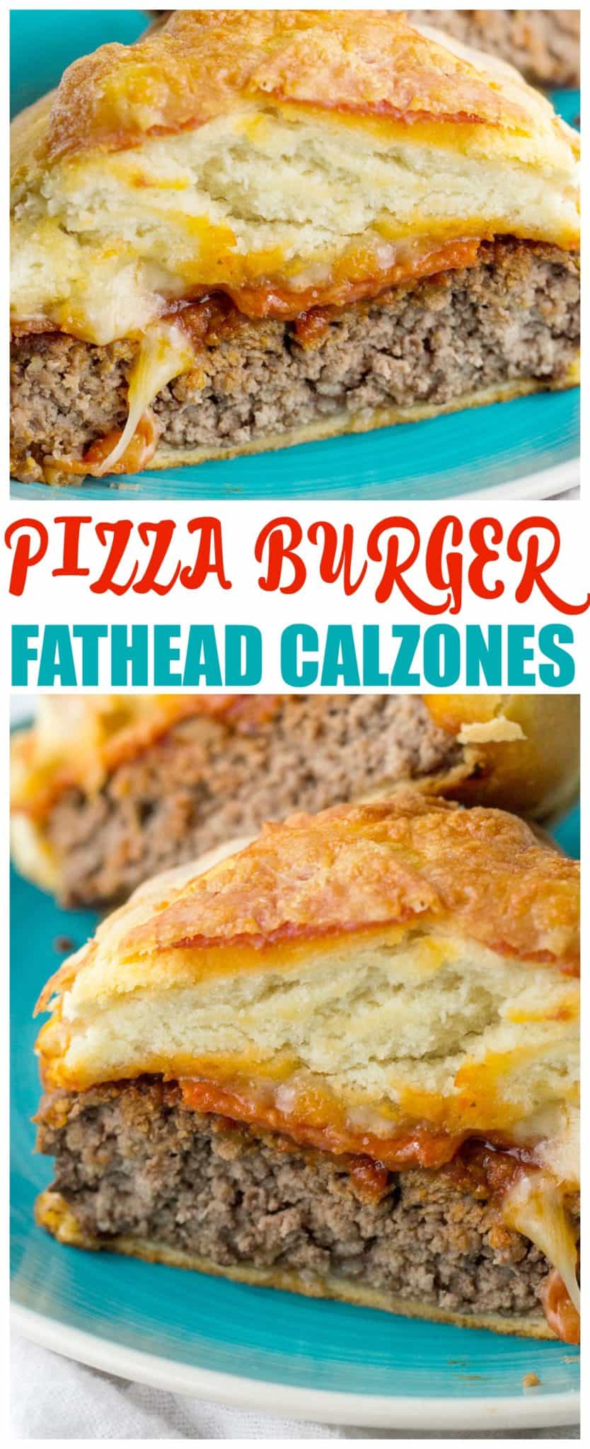 fathead pizza burger 