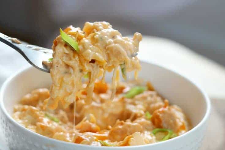 Keto Buffalo Chicken Cauliflower Mac And Cheese 15m Recipe