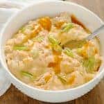 Instant Pot Keto Buffalo Chicken Cauliflower “Mac and Cheese”