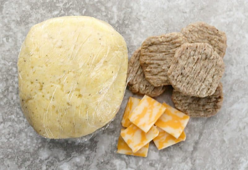 Keto Breakfast Biscuits Stuffed with Sausage & Cheese