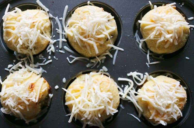 Keto Breakfast Biscuits Stuffed with Sausage & Cheese