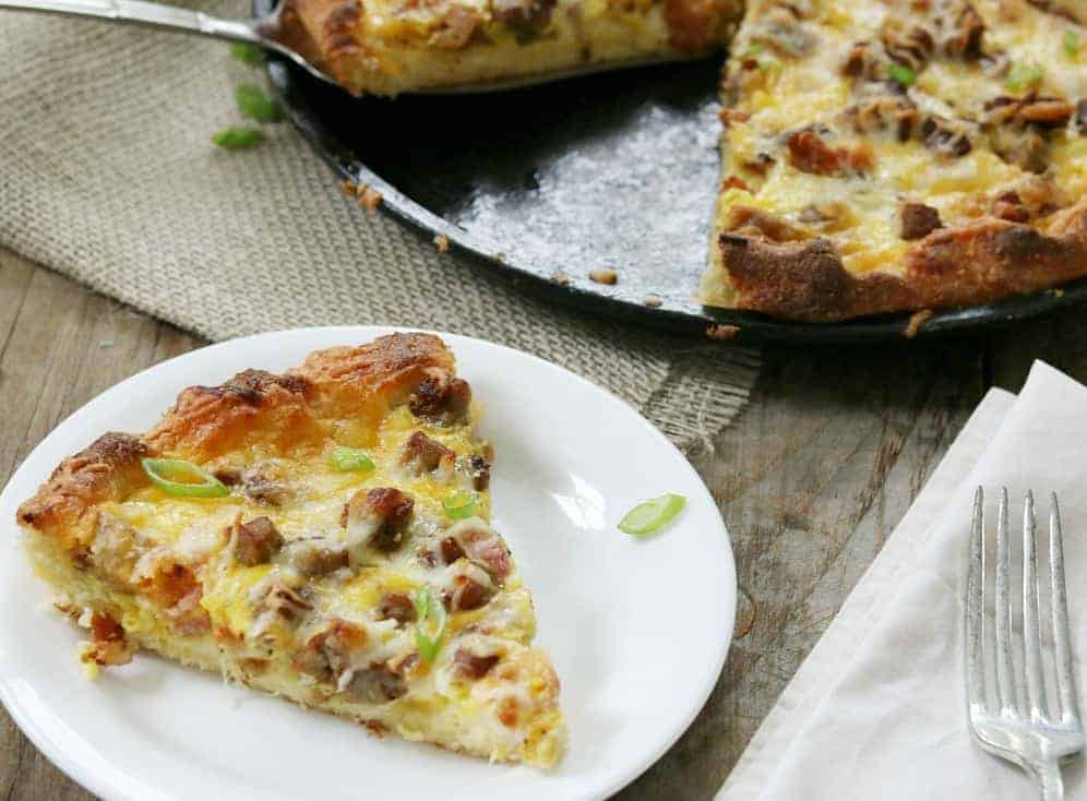 Cast-Iron Meat Lover's Pizza Recipe