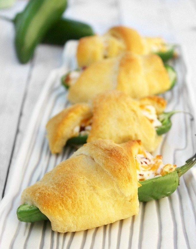 Jalapeno Popper Crescent Rolls Appetizer