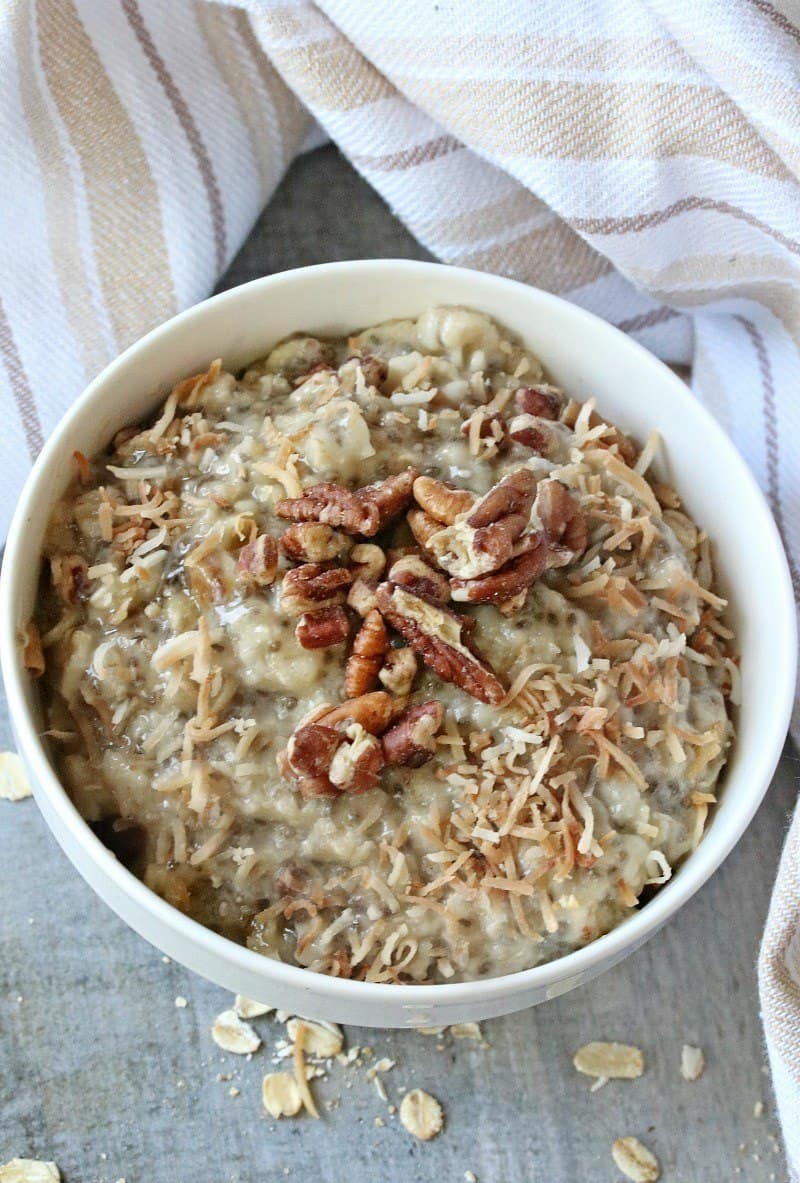 banana bread oatmeal