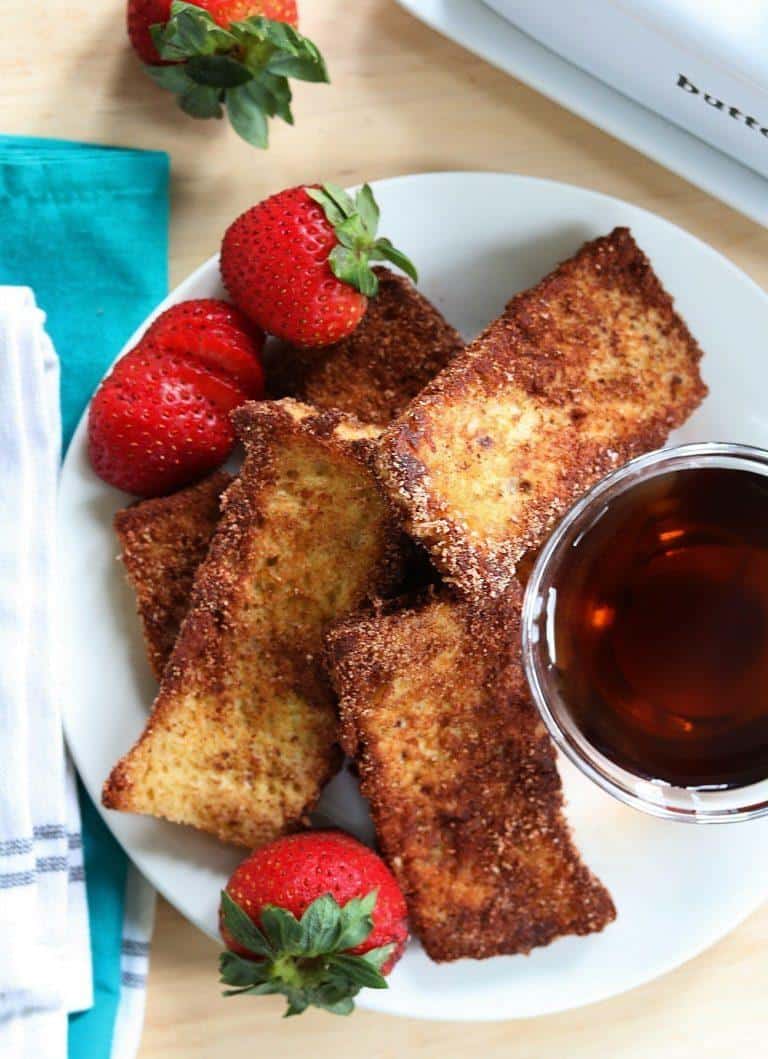 Keto French Toast Sticks Only 1.5 NET Carbs PER SERVING!