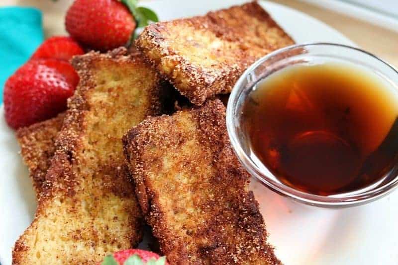 Keto French Toast Sticks Only 1.5 NET Carbs PER SERVING!