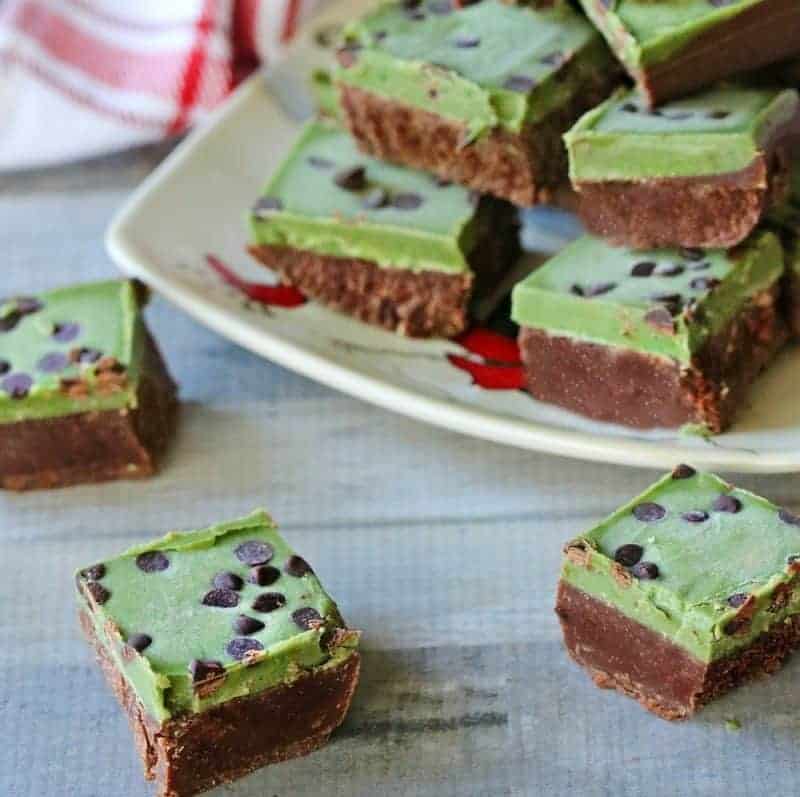 Keto Fudge Double Layer Chocolate Mint QUICK EASY TREAT!