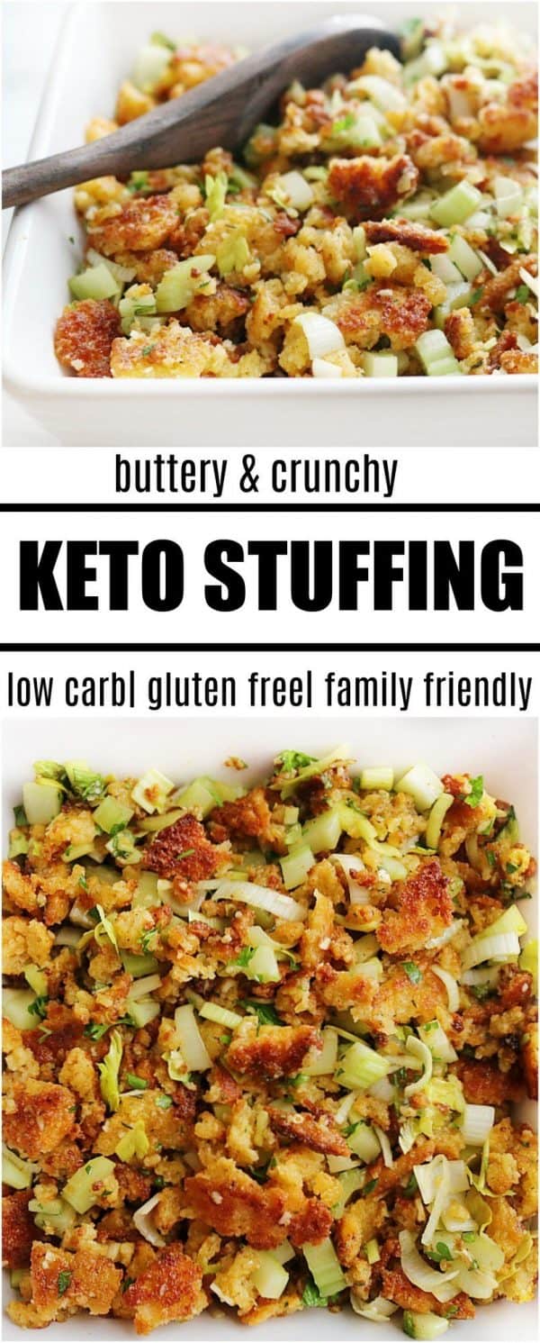 Keto Stuffing Recipe Crunchy, Low Carb & Gluten Free!