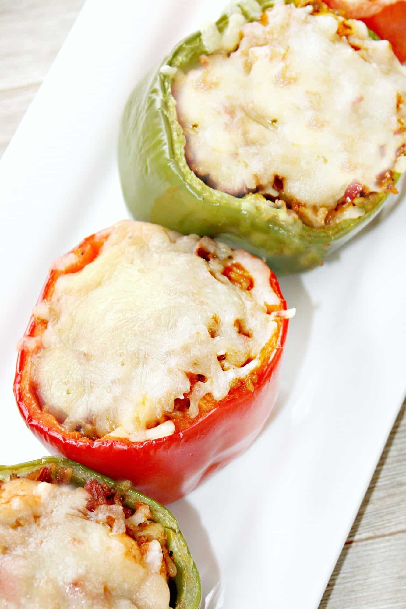 Keto Stuffed Peppers Less than 4 NET Carbs