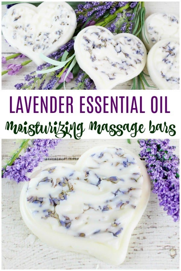 DIY lavender essential oil bars.