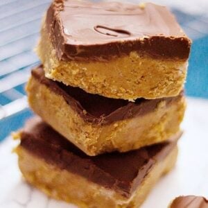 Low Carb Chocolate Peanut Butter Bars