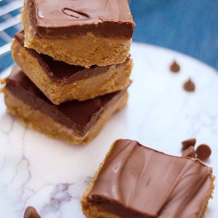 Low Carb Chocolate Peanut Butter Bars