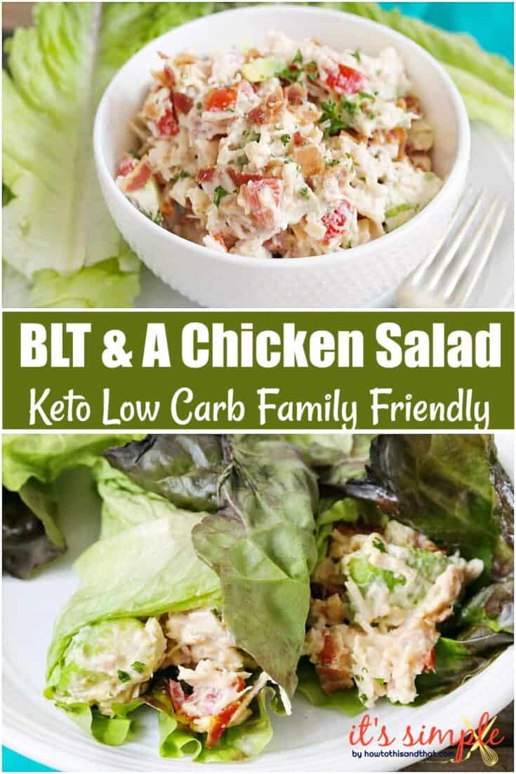 Keto Chicken Salad with BACON & ONLY 2 NET CARBS