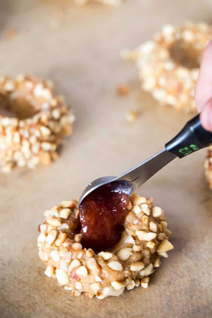 keto peanut butter & jelly cookies