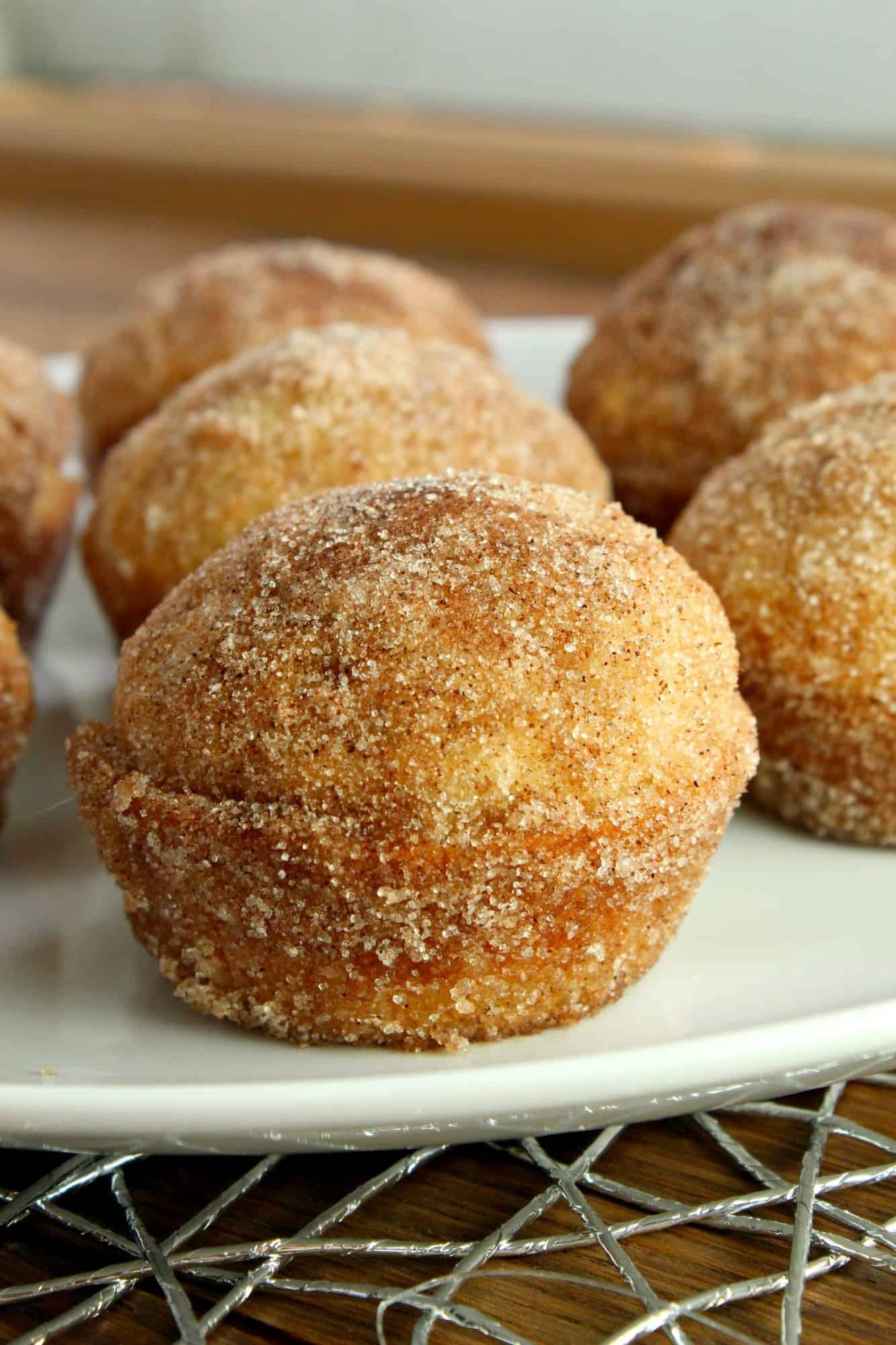 bakery style treats on a plate. 