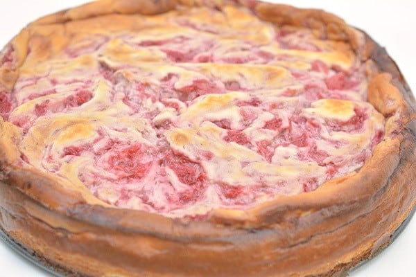 This keto strawberry swirl cheesecake is seriously THE BEST strawberry cheesecake! You can't even tell it's keto so it's perfect for parties. This keto cheesecake is sweet, moist, and full of strawberry flavor. If you're looking for a yummy keto strawberry dessert, you will LOVE this homemade strawberry cheesecake recipe. Just follow the easy step by step directions to make your very own.