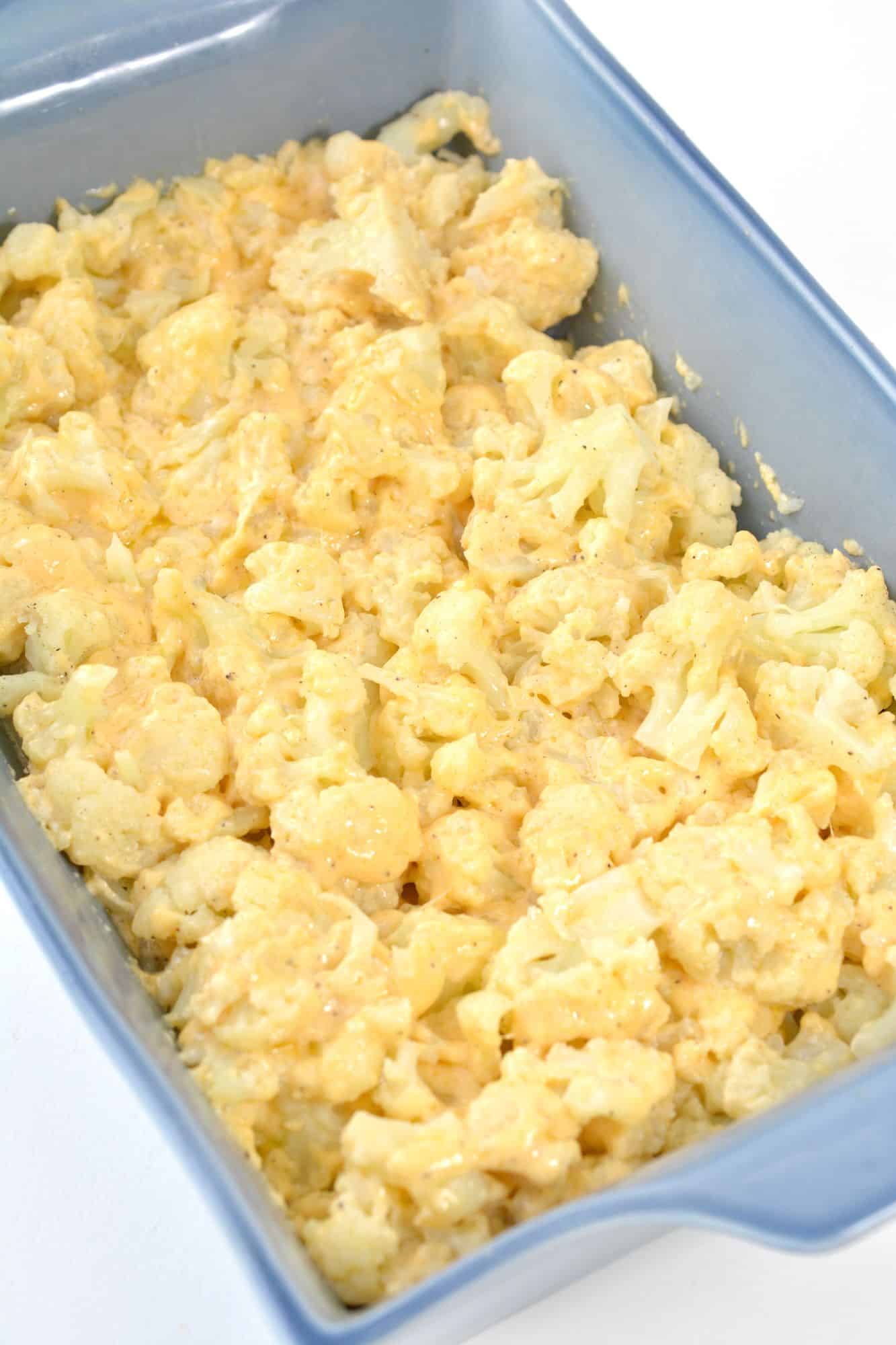 Cauliflower Mac and Cheese With BACON 2 WAYS, EASY