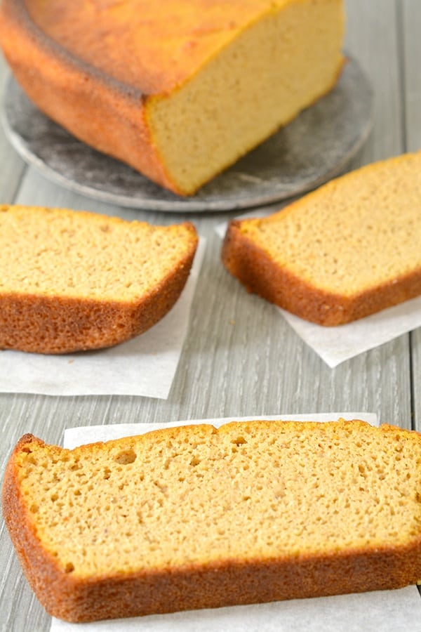 Keto Pumpkin Bread Only 2 NET Carbs Per Slice!