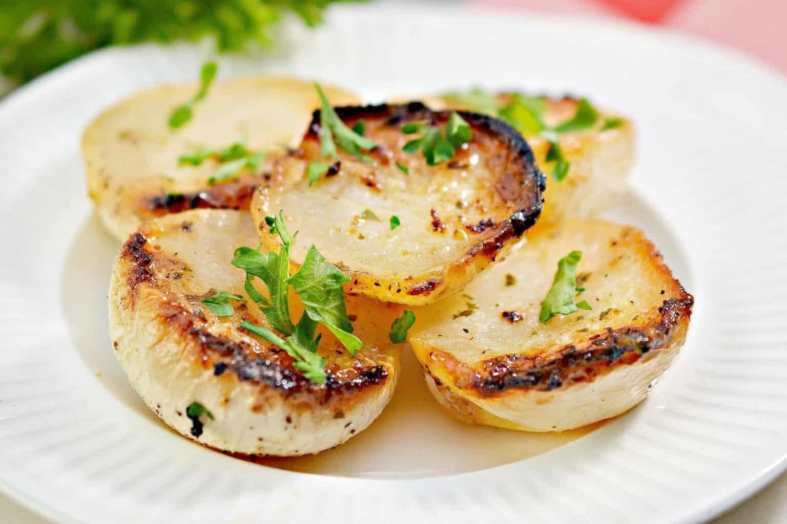 Keto Potato Replacement EASY Roasted Ranch Turnips