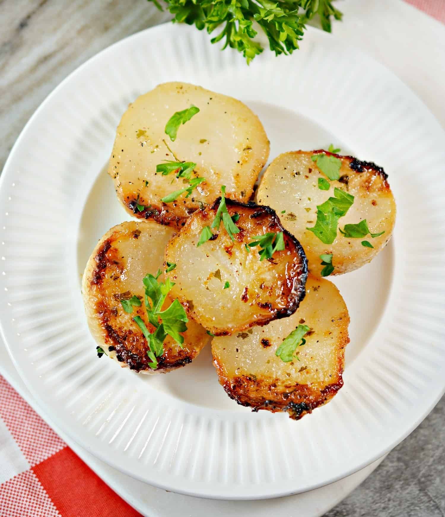 Keto Potato Fake-Out Roasted Turnips