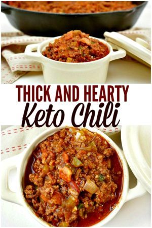 Keto Chili- A Thick and Hearty Family Friendly Recipe!