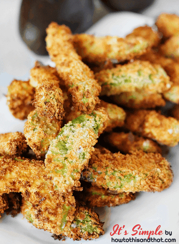Air Fryer Avocado Fries Keto Fries, Low Carb & Gluten Free LCHF