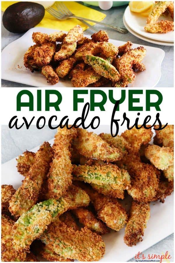Air Fryer Avocado Fries Keto Fries, Low Carb & Gluten Free LCHF