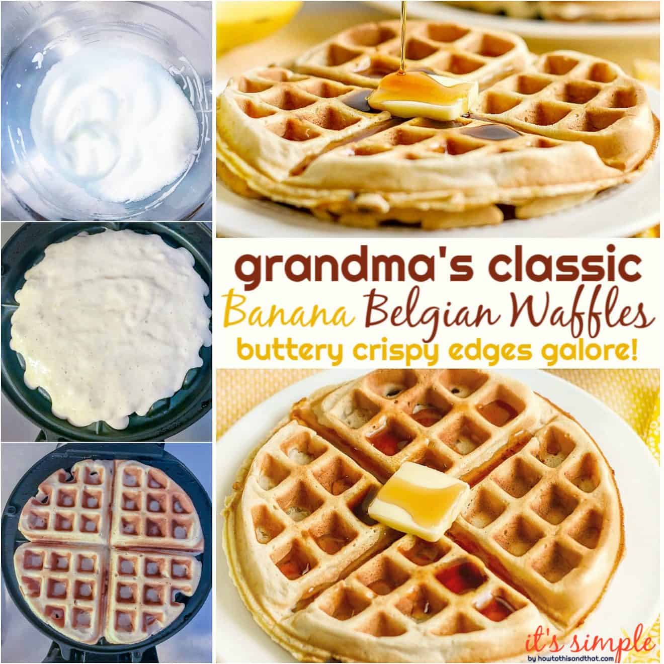 How To Make Restaurant Style Homemade Belgian Waffles