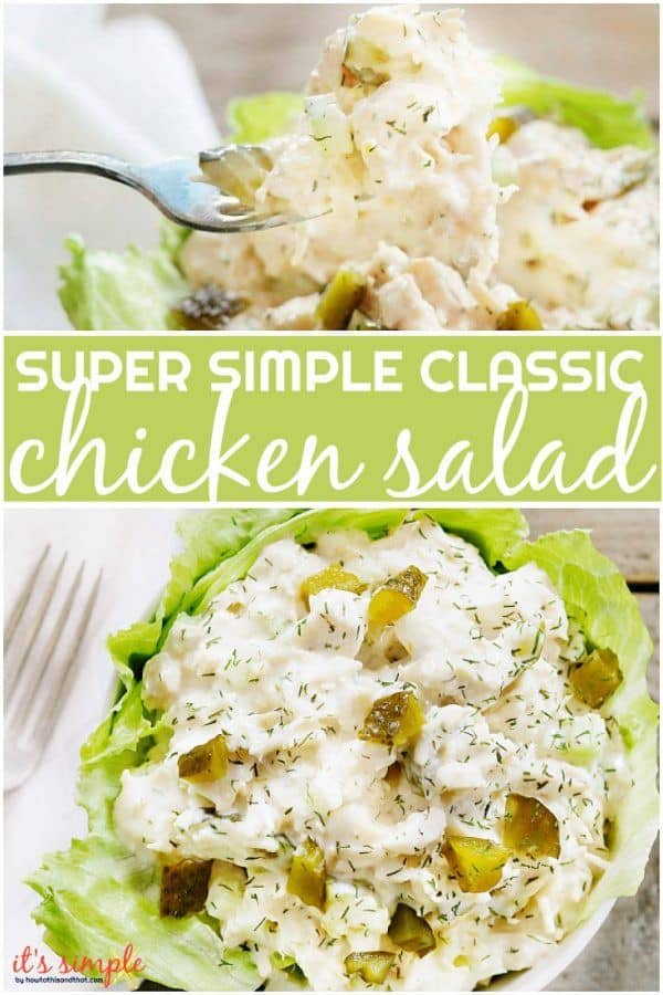 Dill Pickle Chicken Salad, Keto, ZERO Weight Watchers Points