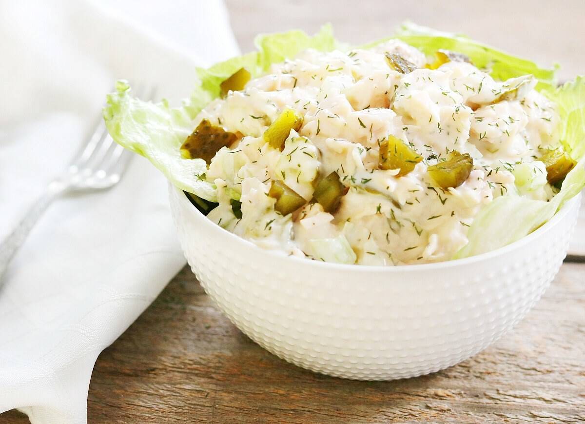 low carb chicken salad