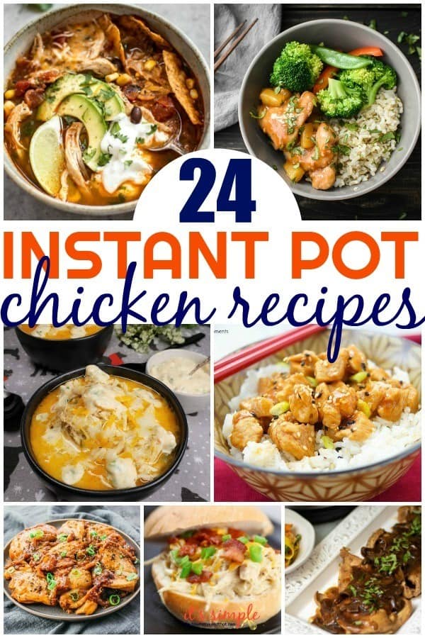 24 Easy Instant Pot Chicken Recipes 2022