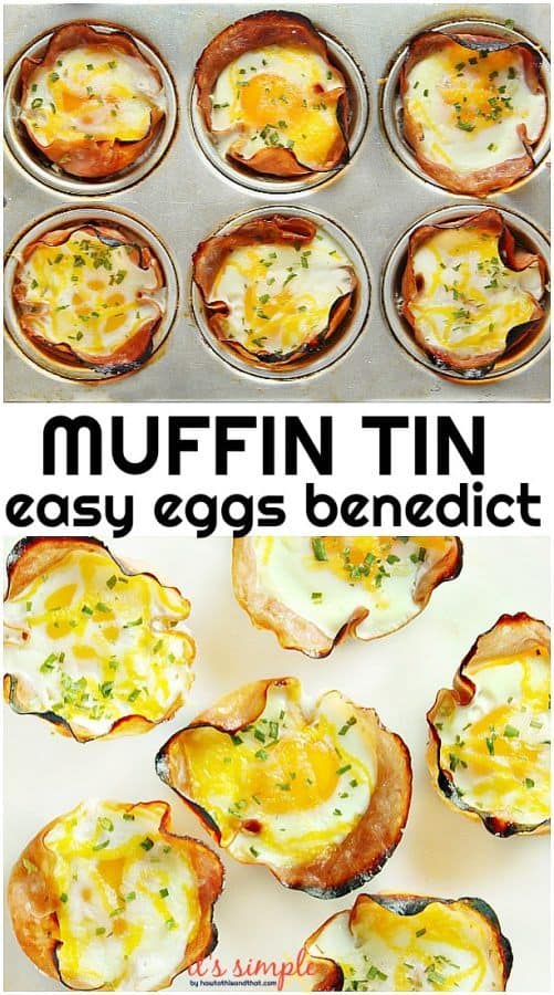 Keto Eggs Benedict- Muffin Tin Breakfast W  Easy Blender Sauce