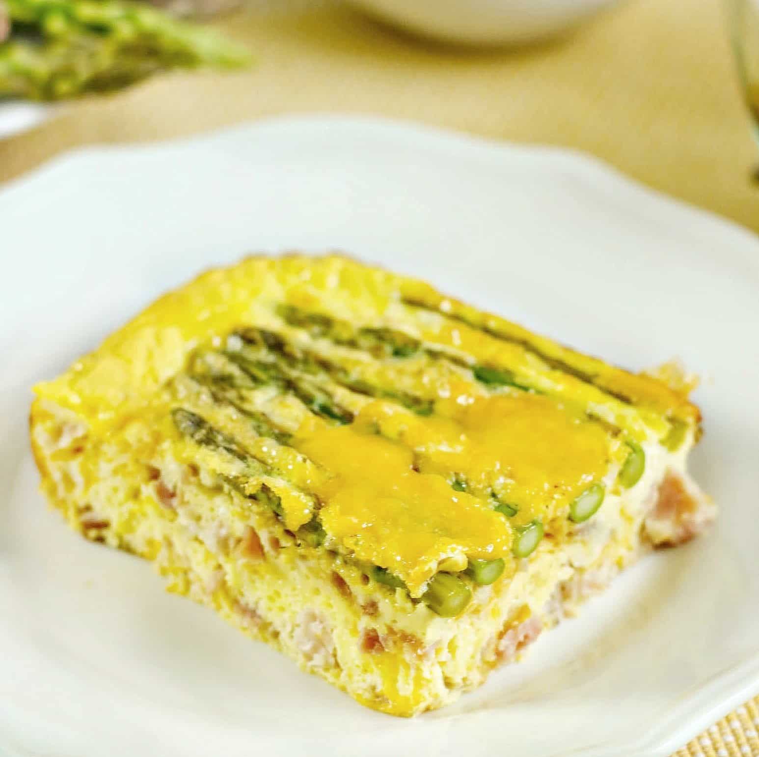 Easy Cheesy Baked Ham and Asparagus – Kalyn's Kitchen