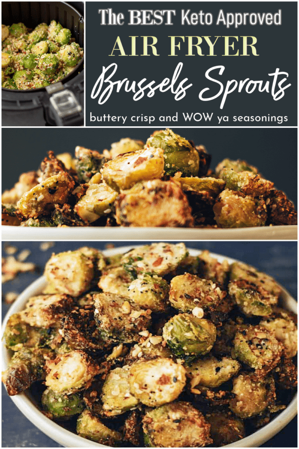 Air Fryer Brussel Sprouts with the BEST Seasoning, Naturally Keto