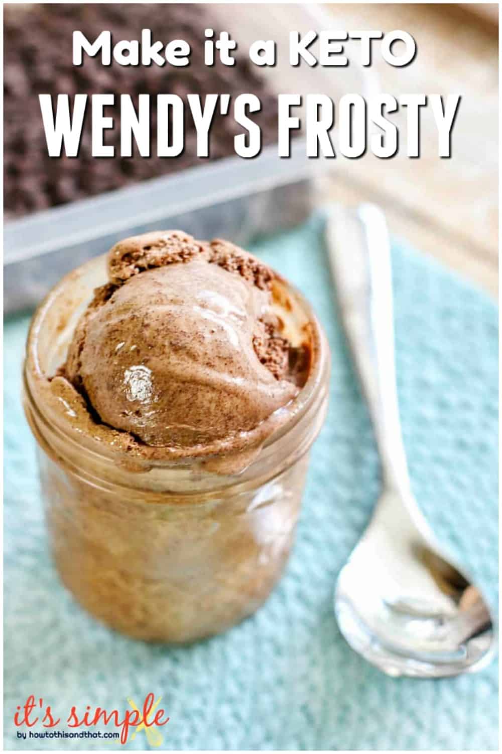 KETO Chocolate Ice Cream- ONLY 2.6 CARBS Per Serving!