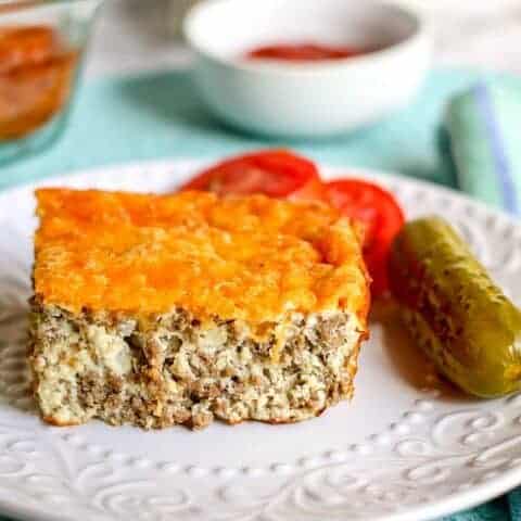 keto cheeseburger casserole