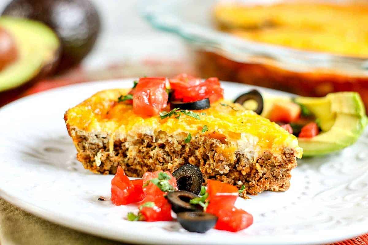 Keto Taco Pie Only 2 Carbs Per Srv Easy Kid Friendly