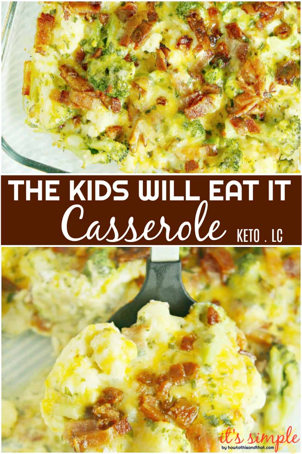 Keto Broccoli Cauliflower Casserole Recipe- Practically NO CARB