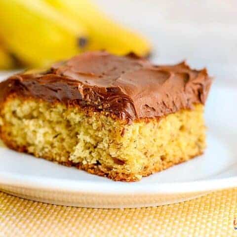 simple banana cake