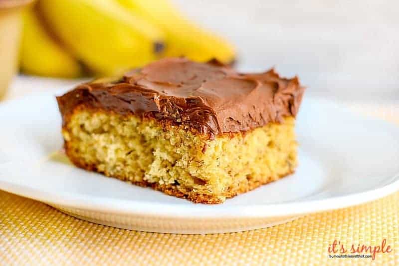 simple banana cake