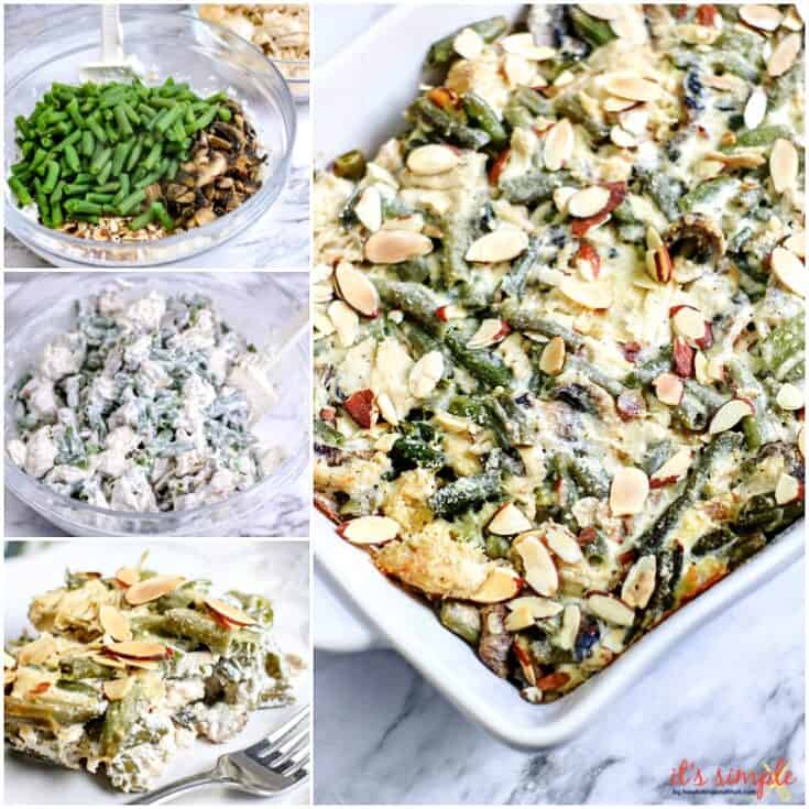 Keto Green Bean Casserole with Cream Cheese 2 NET CARBS!