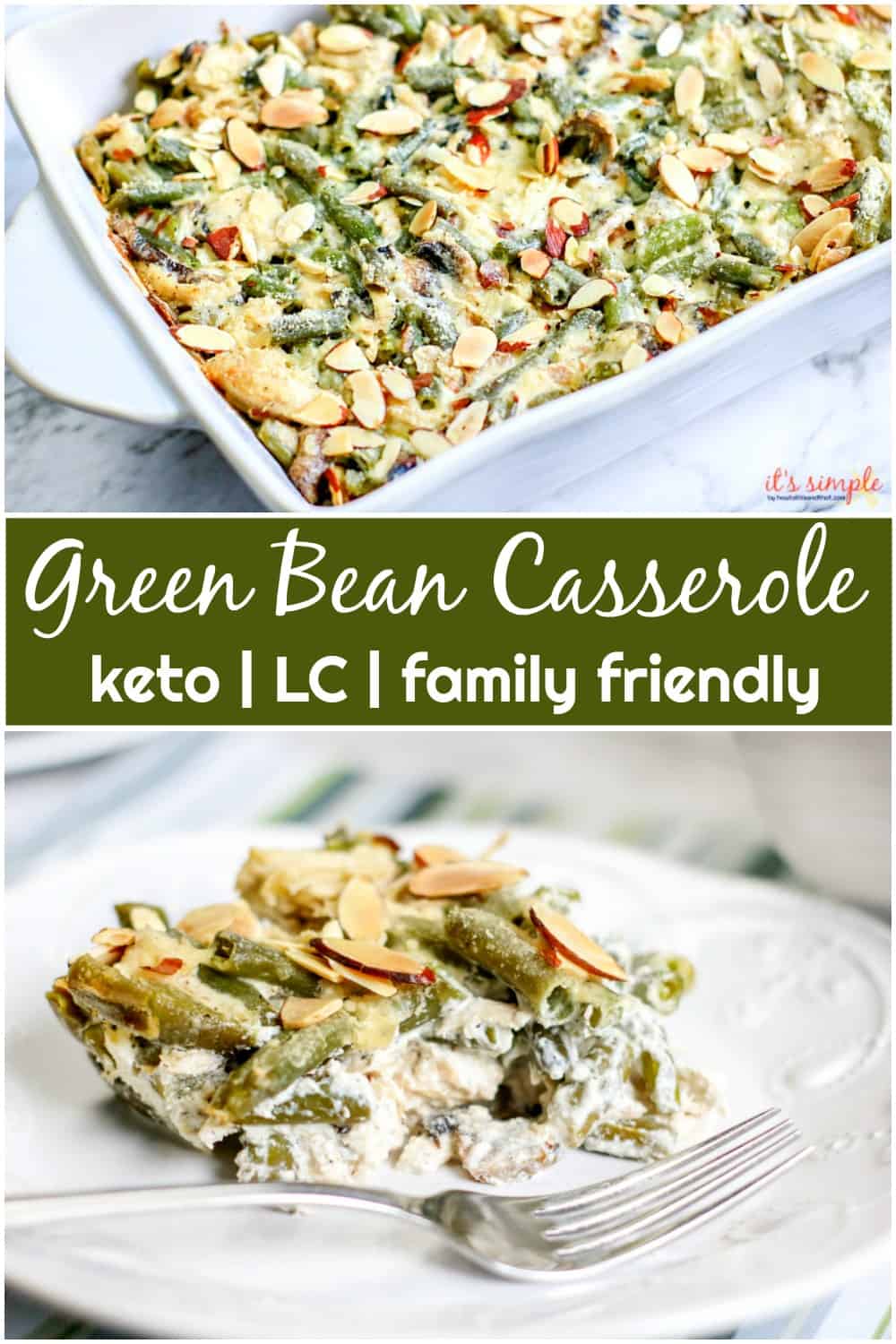 low carb green bean casserole
