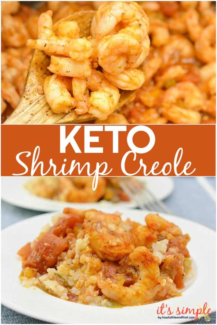 Keto Shrimp Creole SIMPLE One Pot DISH ONLY 3 NET CARBS