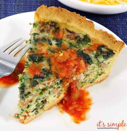 southwestern keto quiche